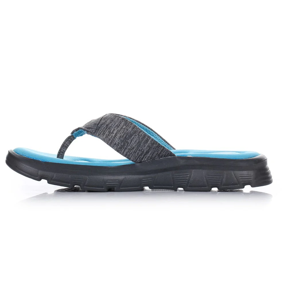A-HA Casual Blue Flip Flops For Women CUSHION-20 By Liberty - Image 3