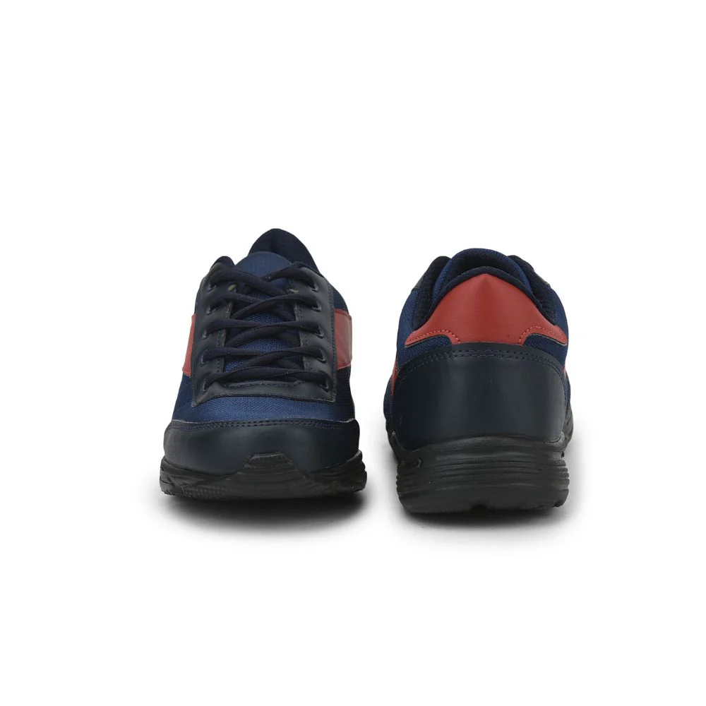 Force 10 Casual Lacing Shoes For Kids (Red) 9907-51BLU By Liberty - Image 4