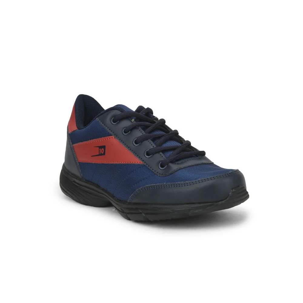 Force 10 Casual Lacing Shoes For Kids (Red) 9907-51BLU By Liberty - Image 7